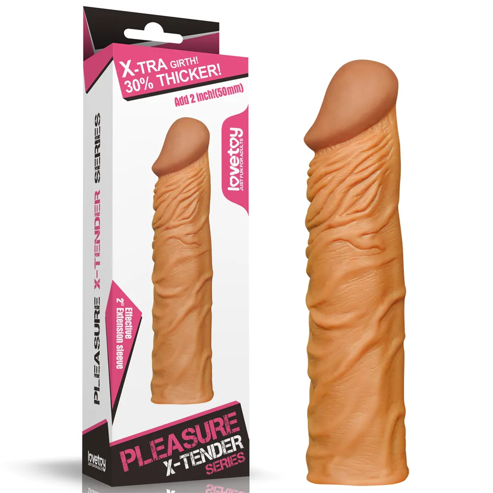  FUNDA PARA PENE X-TENDER +5CM LOVETOY LV1052B