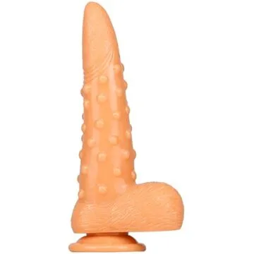 DILDO TEXTURIZADO DE PUNTOS 22CM MONSTERS