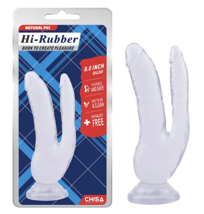 DILDO DOBLE BEOM HI-RUBBER 12-11CM CHISA CN-711916420