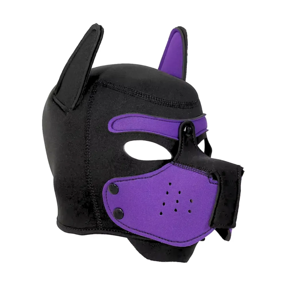 MÁSCARA AJUSTABLE PUPPY BDSM COLORES