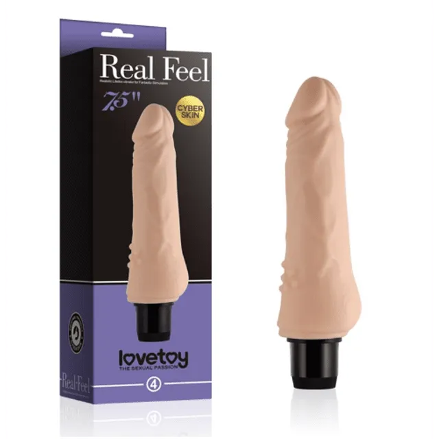 DILDO VIBRADOR REAL FEEL 18CM LOVETOY LV1004