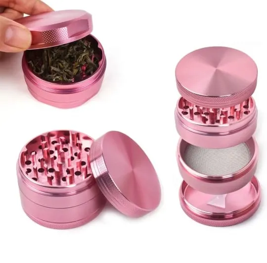 MOLEDOR GRINDER ROSA 4 CAPAS