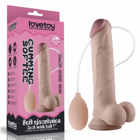 DILDO EYACULADOR CUMMING SOFTEE 22CM LOVETOY LV316003