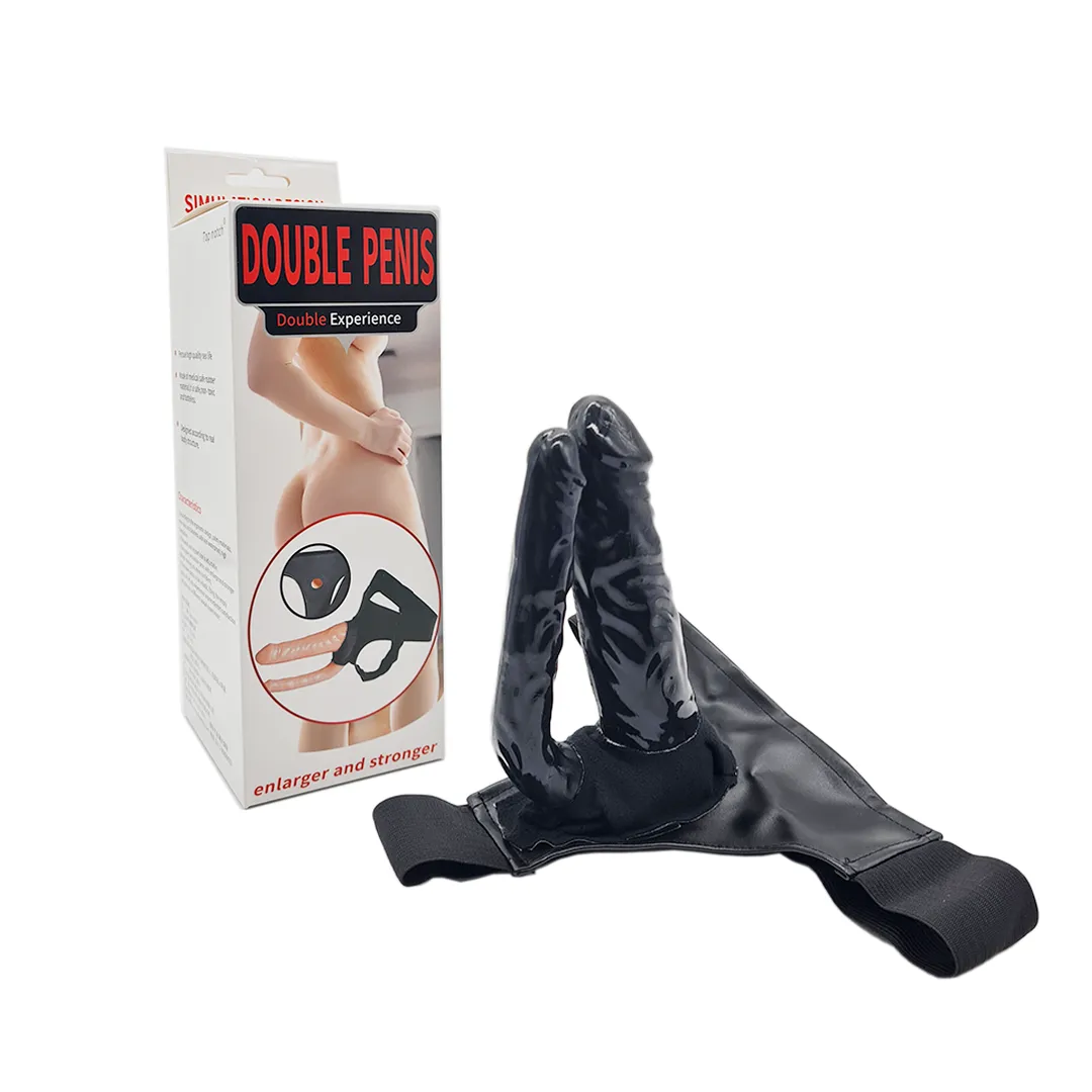 ARNÉS SEXUAL CON FUNDA DOBLE DILDO NO.606