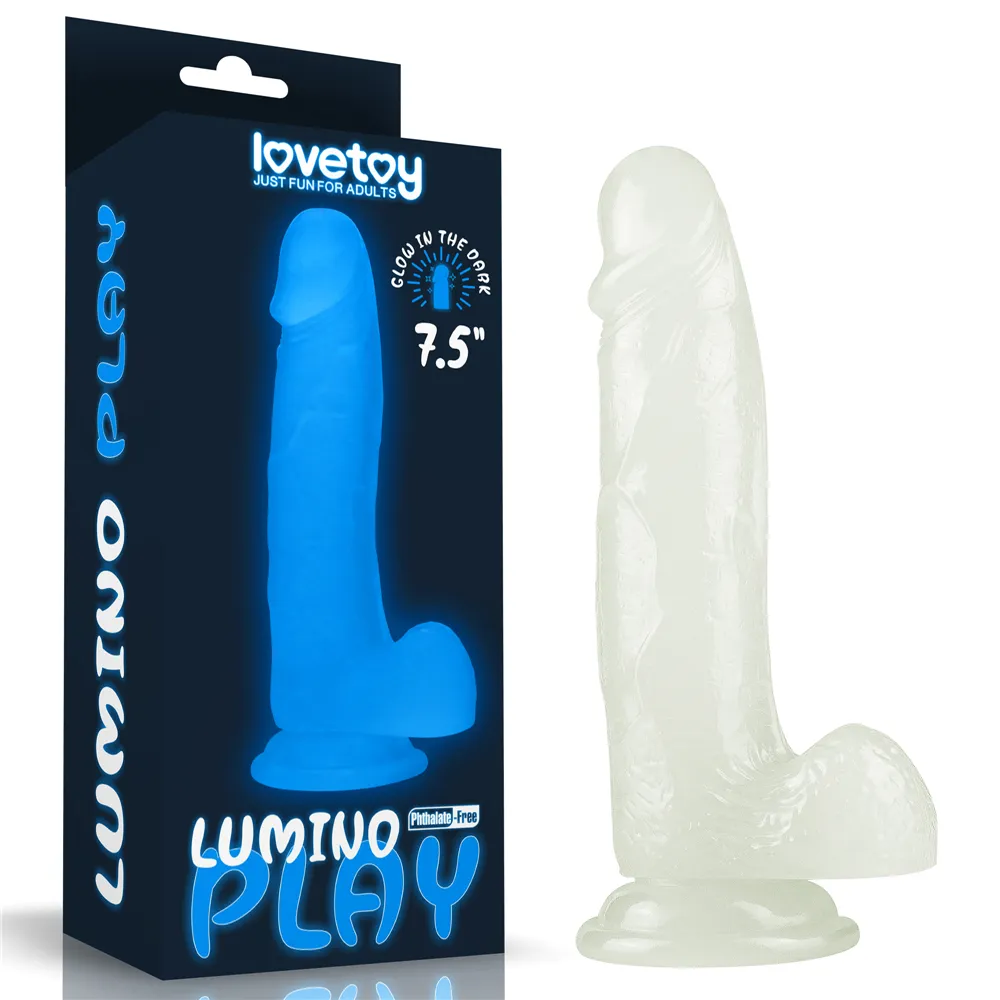 DILDO LUMINISCENTE LUMINO 15CM LOVETOY LV319020