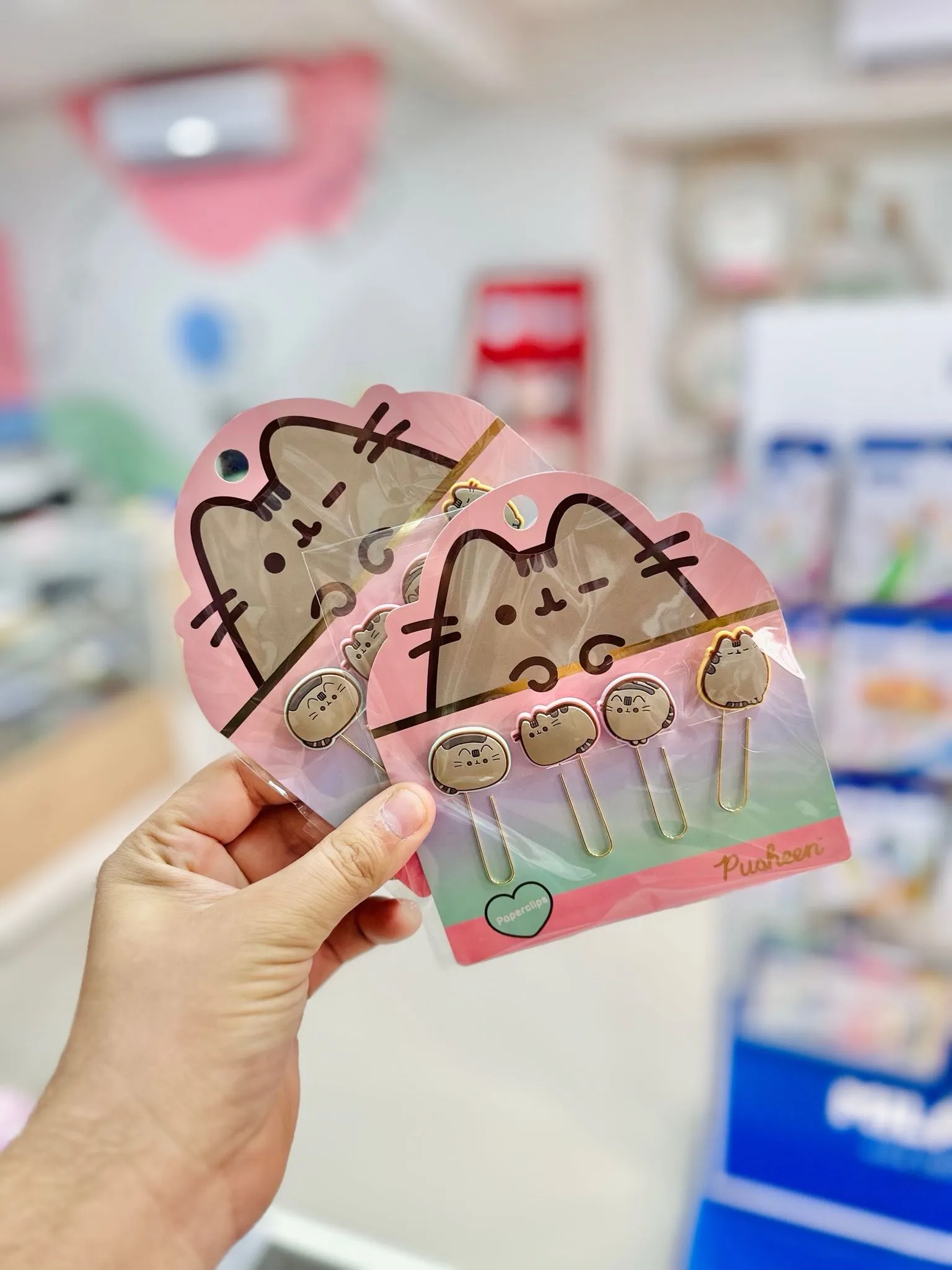 FUN PAPER CLIPS MOOVING PUSHEEN