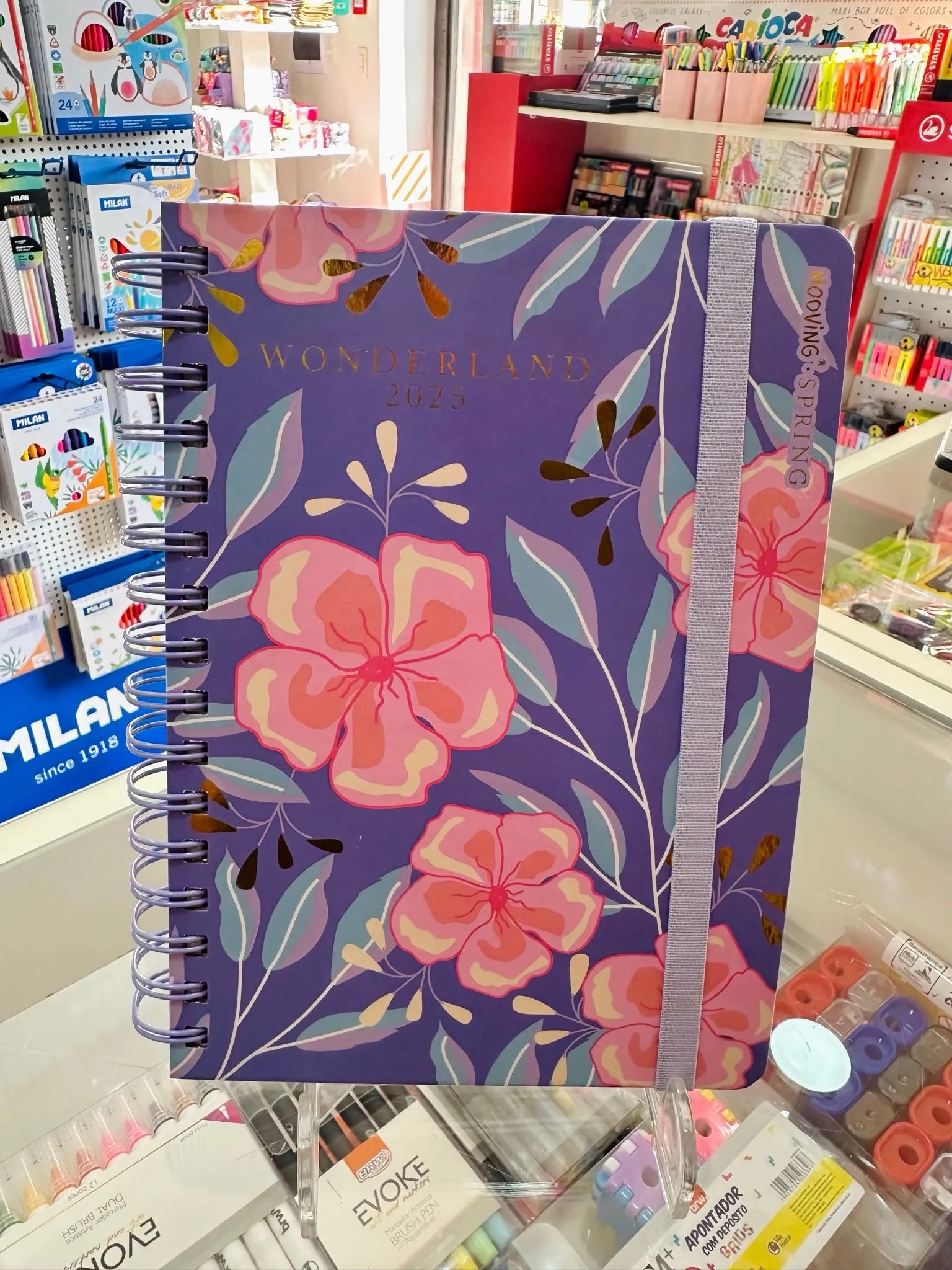 AGENDA MOOVING 2025 DIARIA SPRING 15x21cm