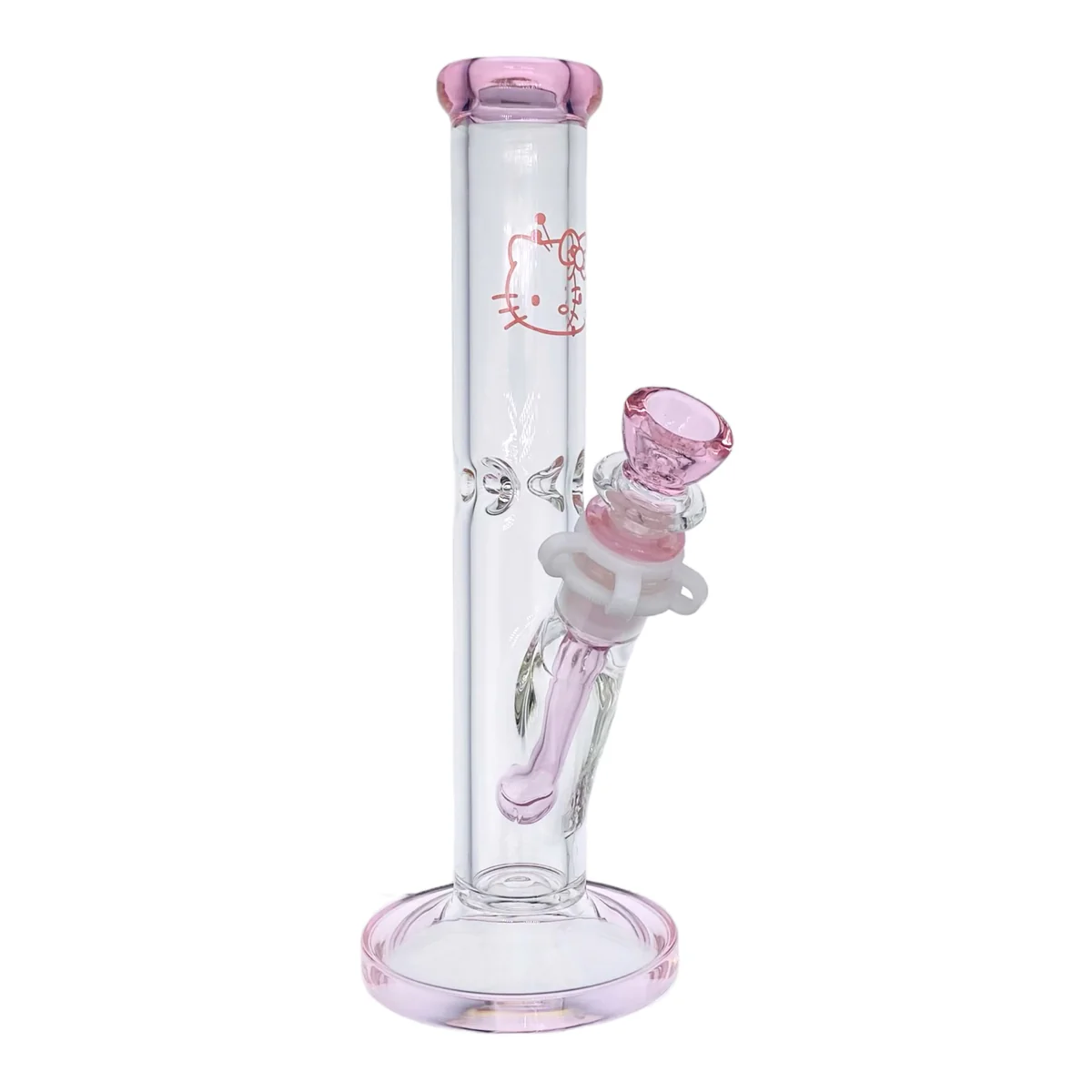 Pink Hello Kitty Straight Bong 25cm