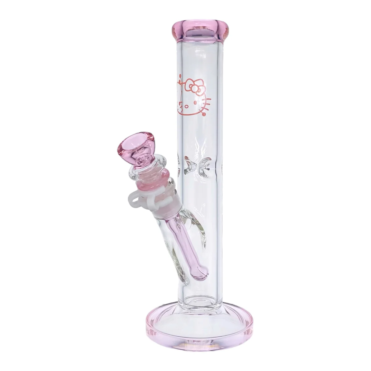 Pink Hello Kitty Straight Bong 25cm