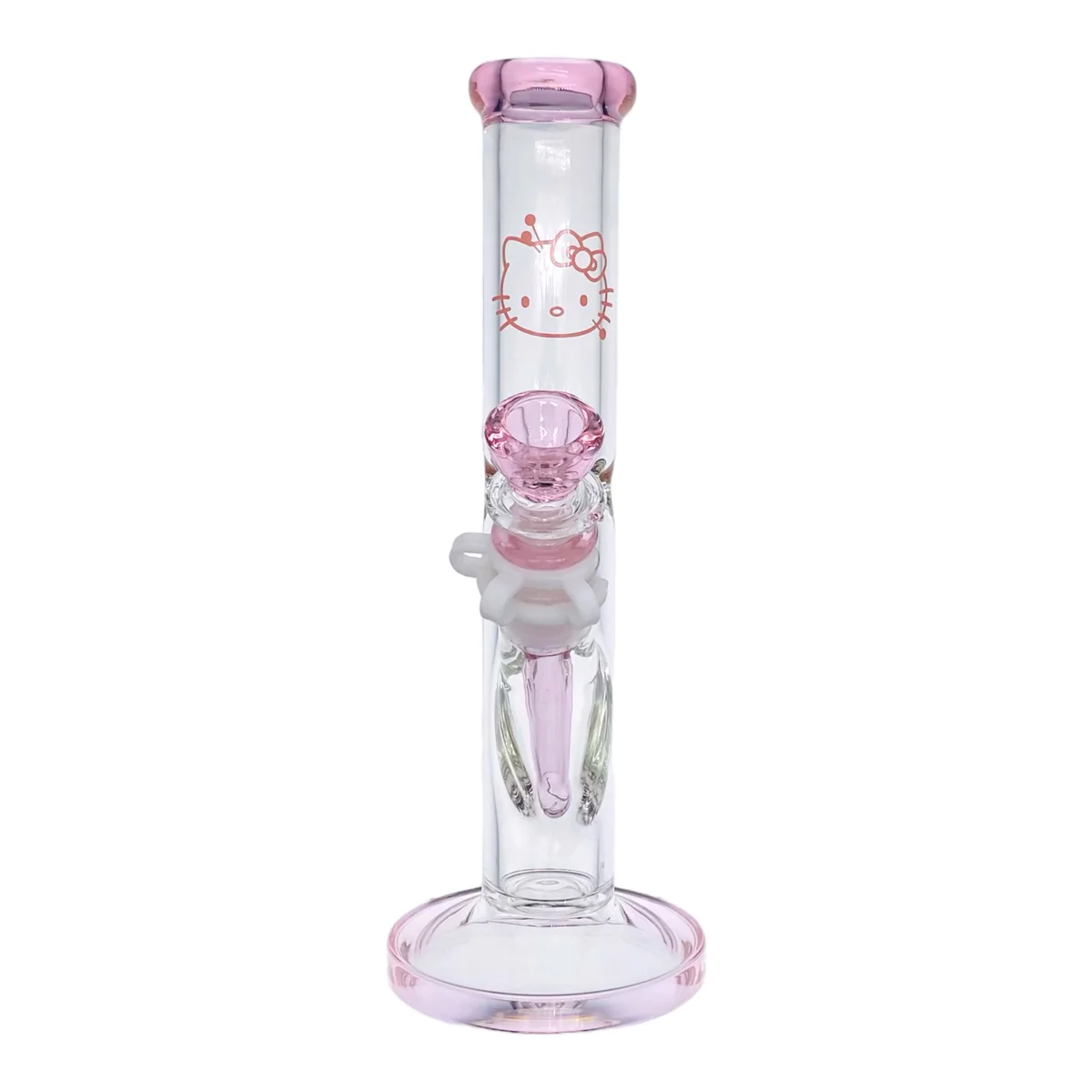 Pink Hello Kitty Straight Bong 25cm