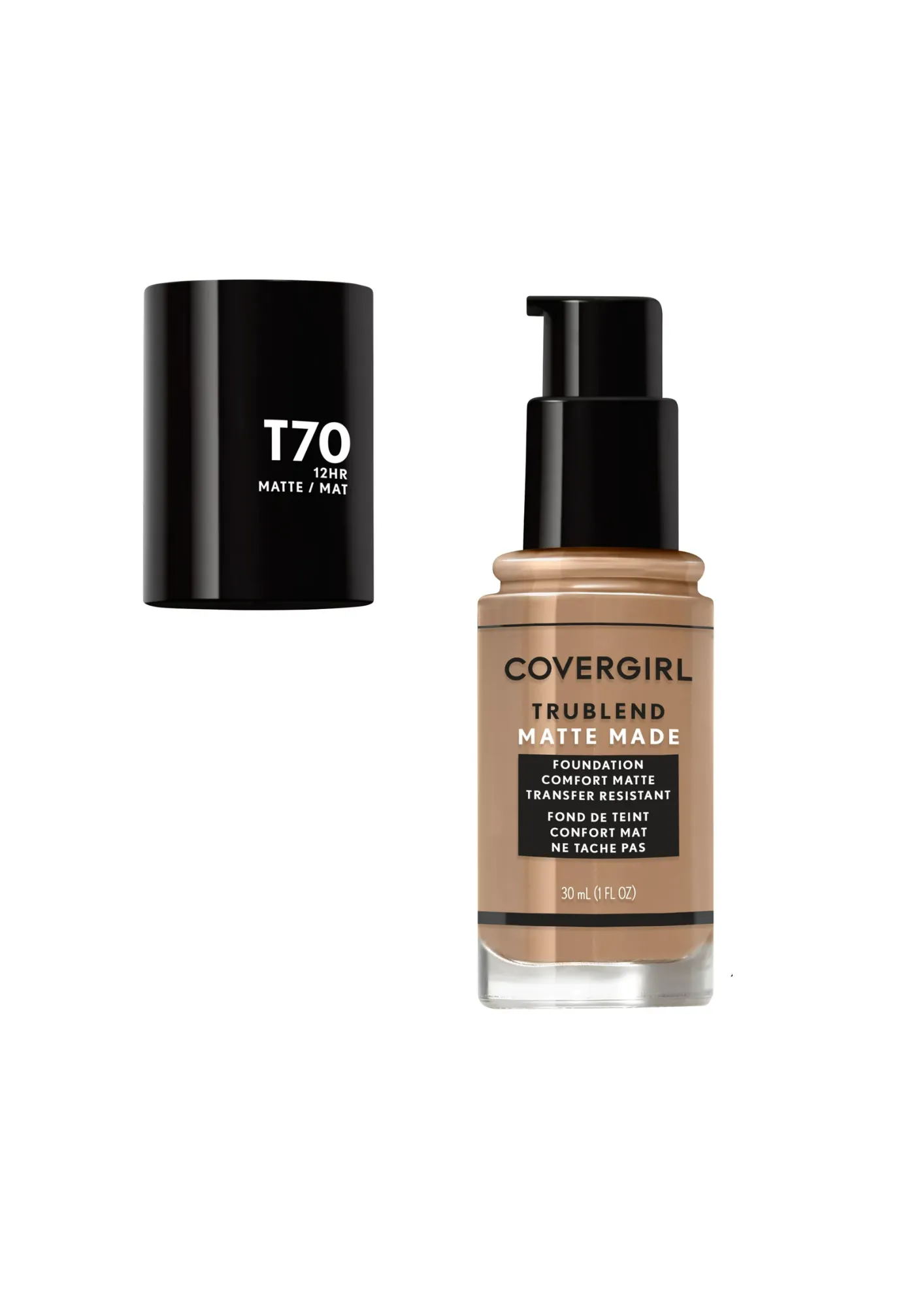 Base Covergirl TruBlend Matte Made T70 Caramel 30ml