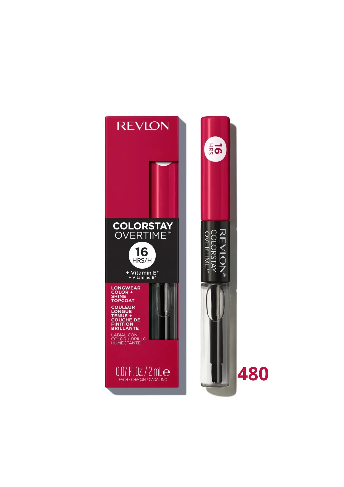 Labial Líquido Revlon ColorStay Overtime + Vitamina E