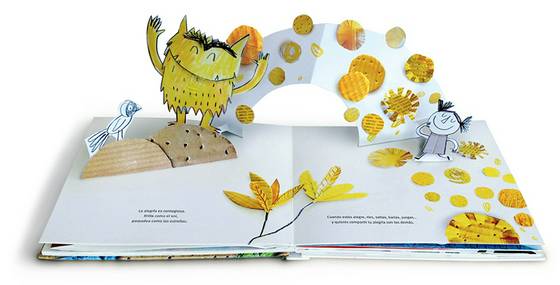 El Monstruo de Colores, un libro pop-up