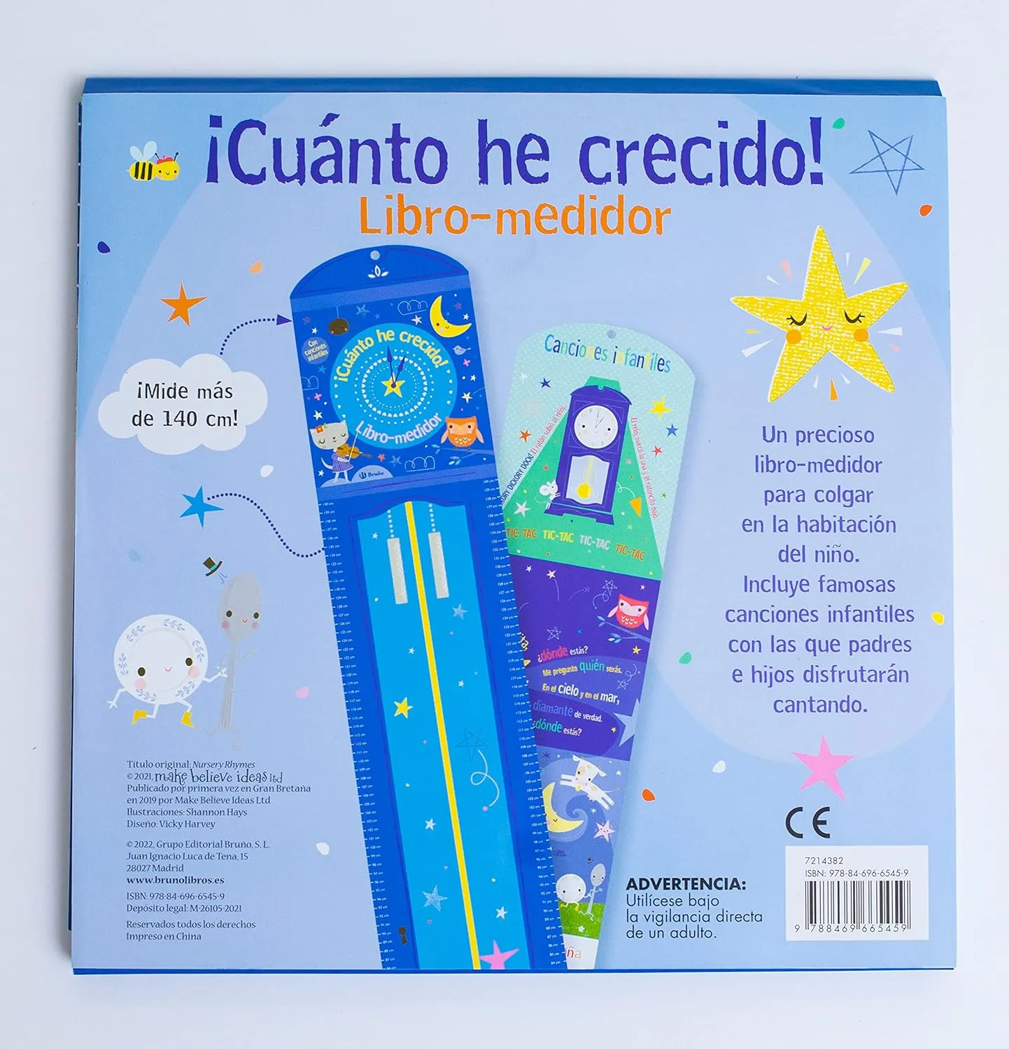 ¡Cuánto he crecido! Libro-medidor