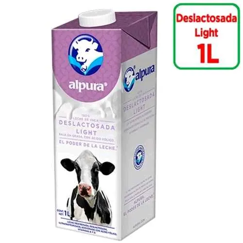 LECHE ALPURA DESLACTOSADA LIGHT 1 L