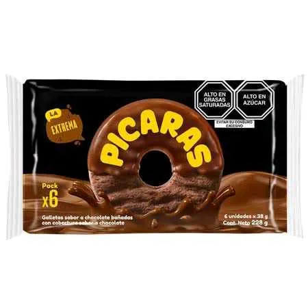 PICARAS CHOCOLATE EXTREMO 38GR