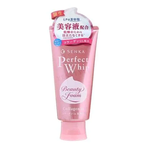 SHISEIDO, Senka Perfect Whip Collagen In A Beauty Face Foam, 120g