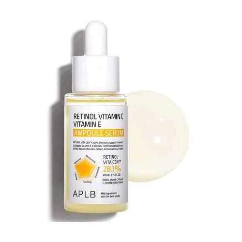 APLB, Retinol Vitamin C Vitamin E Ampoule Serum,40ml