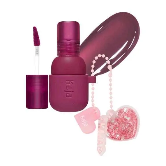 KAJA, Jelly Charm Glazed Lip Stain & Blush With Keychain