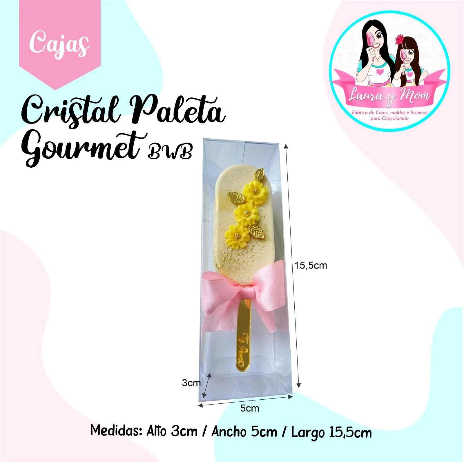 Caja cristal paleta  gourmet  BWB