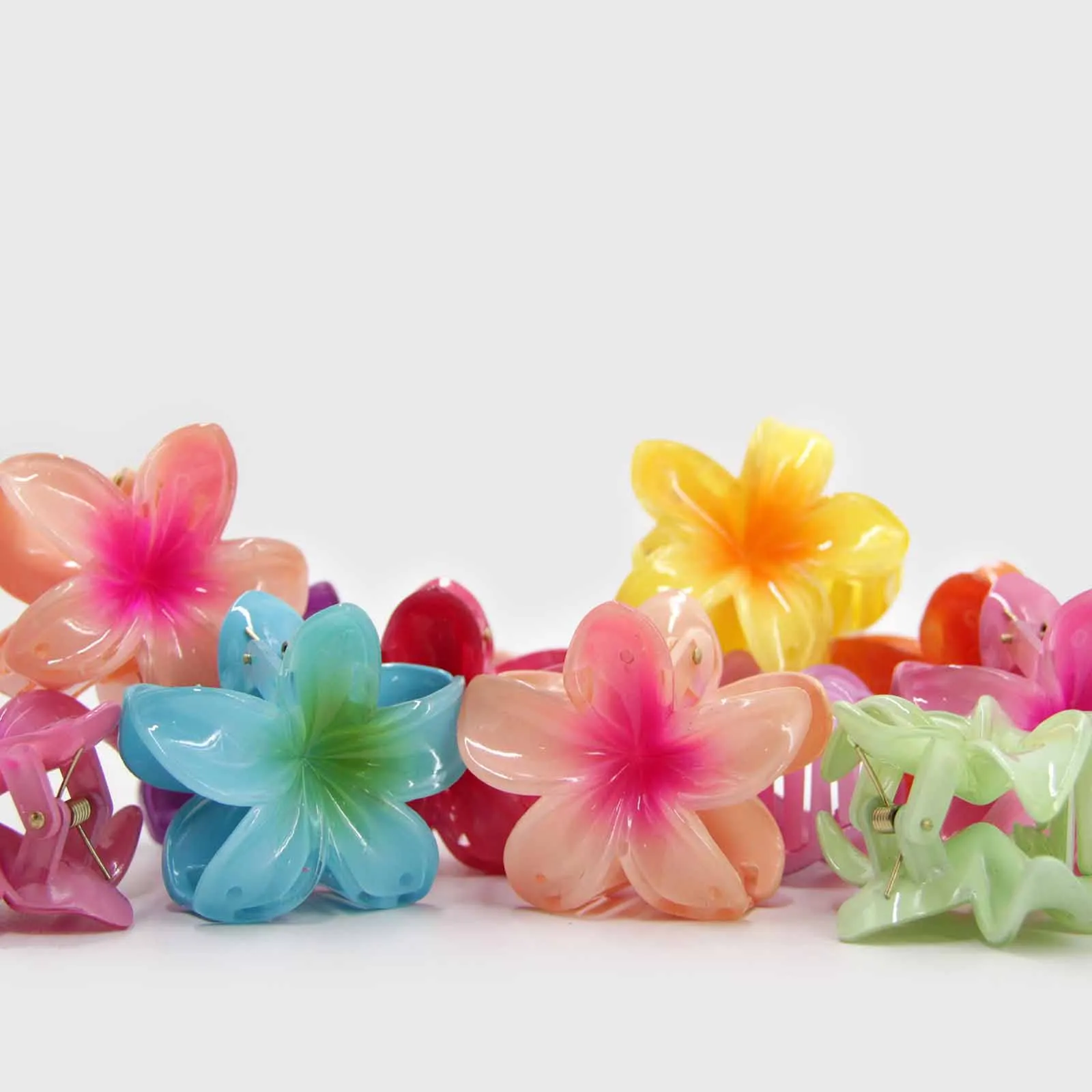 Hair clips flor hawaiana 5 cm 