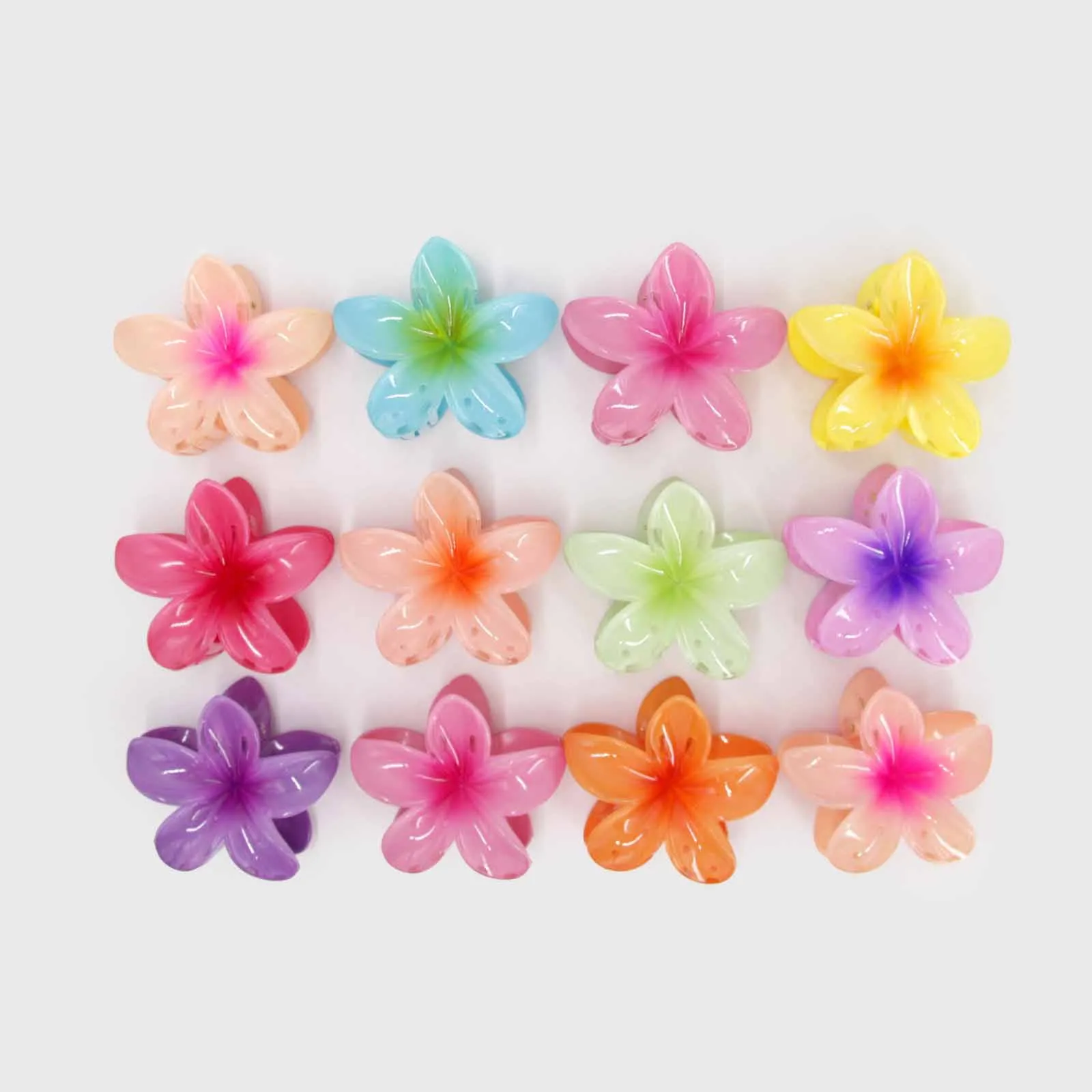 Hair clips flor hawaiana 7,5 cm 