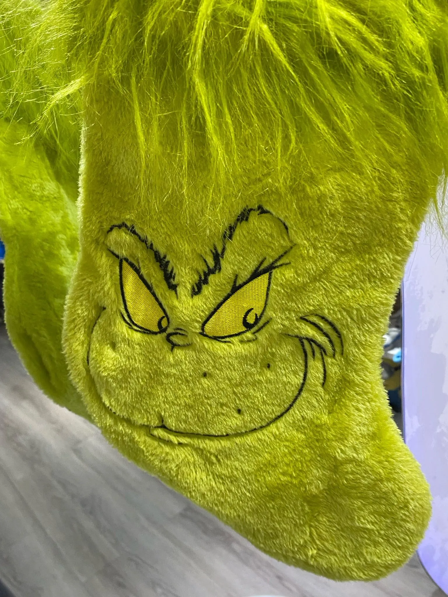 Bota Felpuda Grinch