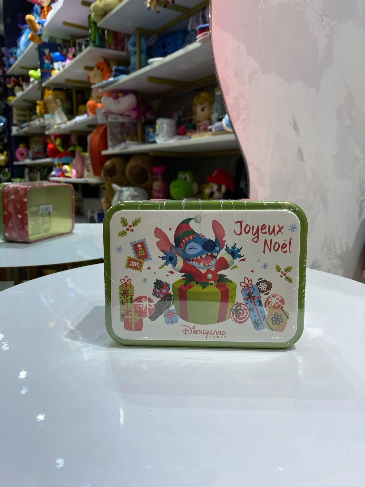 Lata Galleta Stitch Navidad 