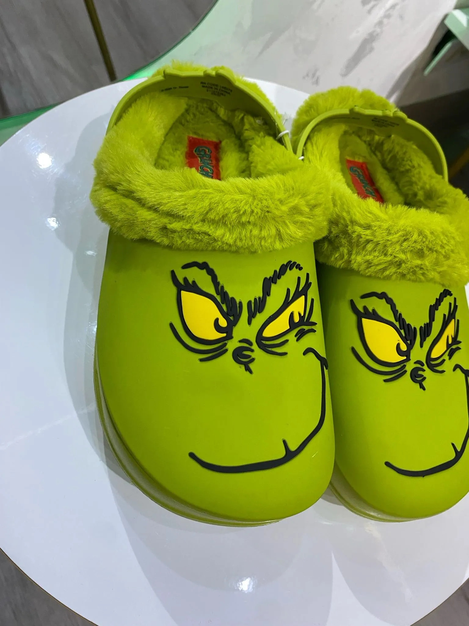 Sandalias Tipo Crocs Grinch 