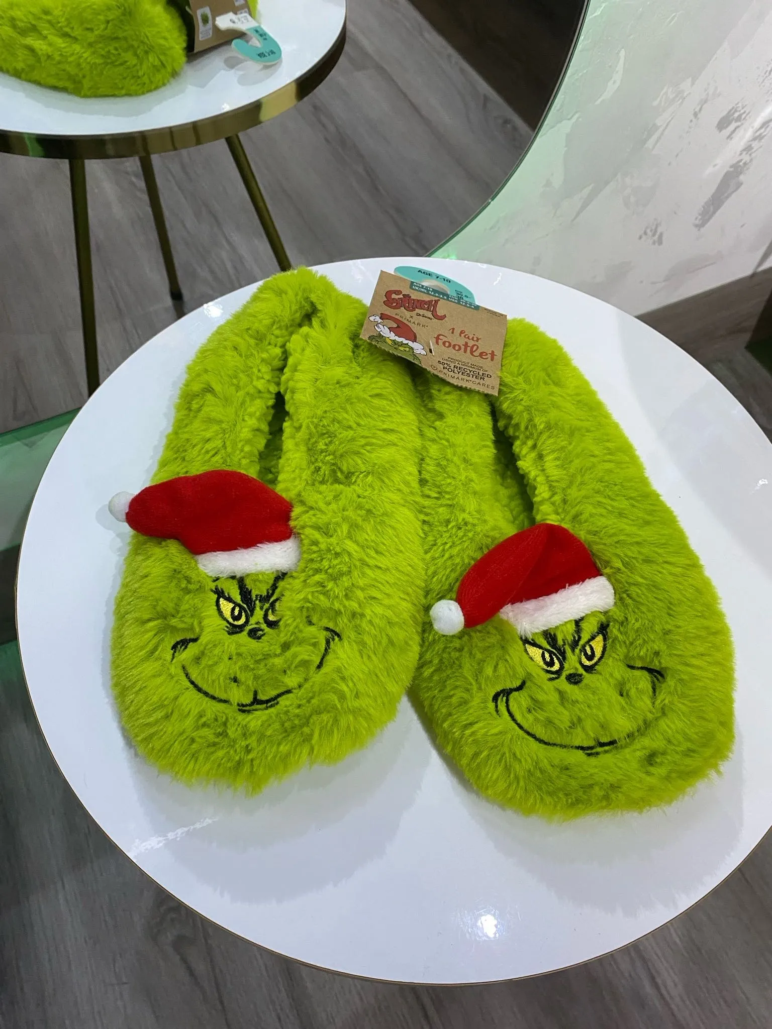 Pantuflas Grinch Gorrito 