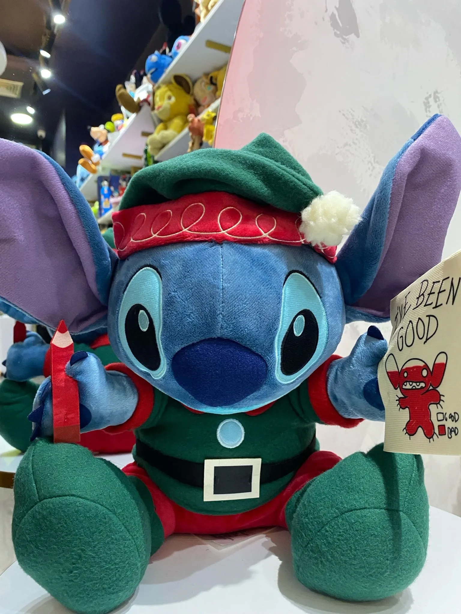 Peluche Stitch Navidad 