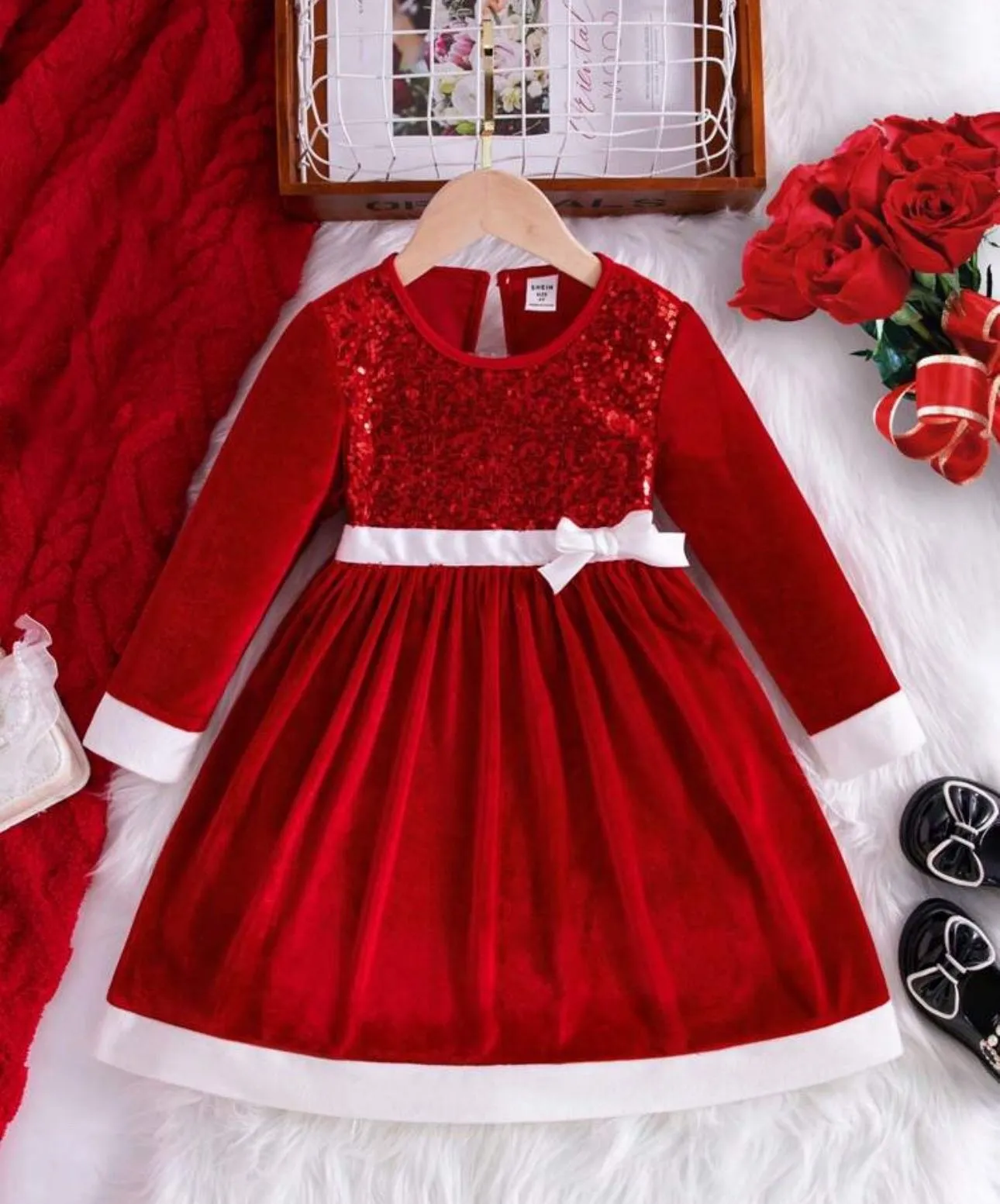 Vestido rojo navidad 