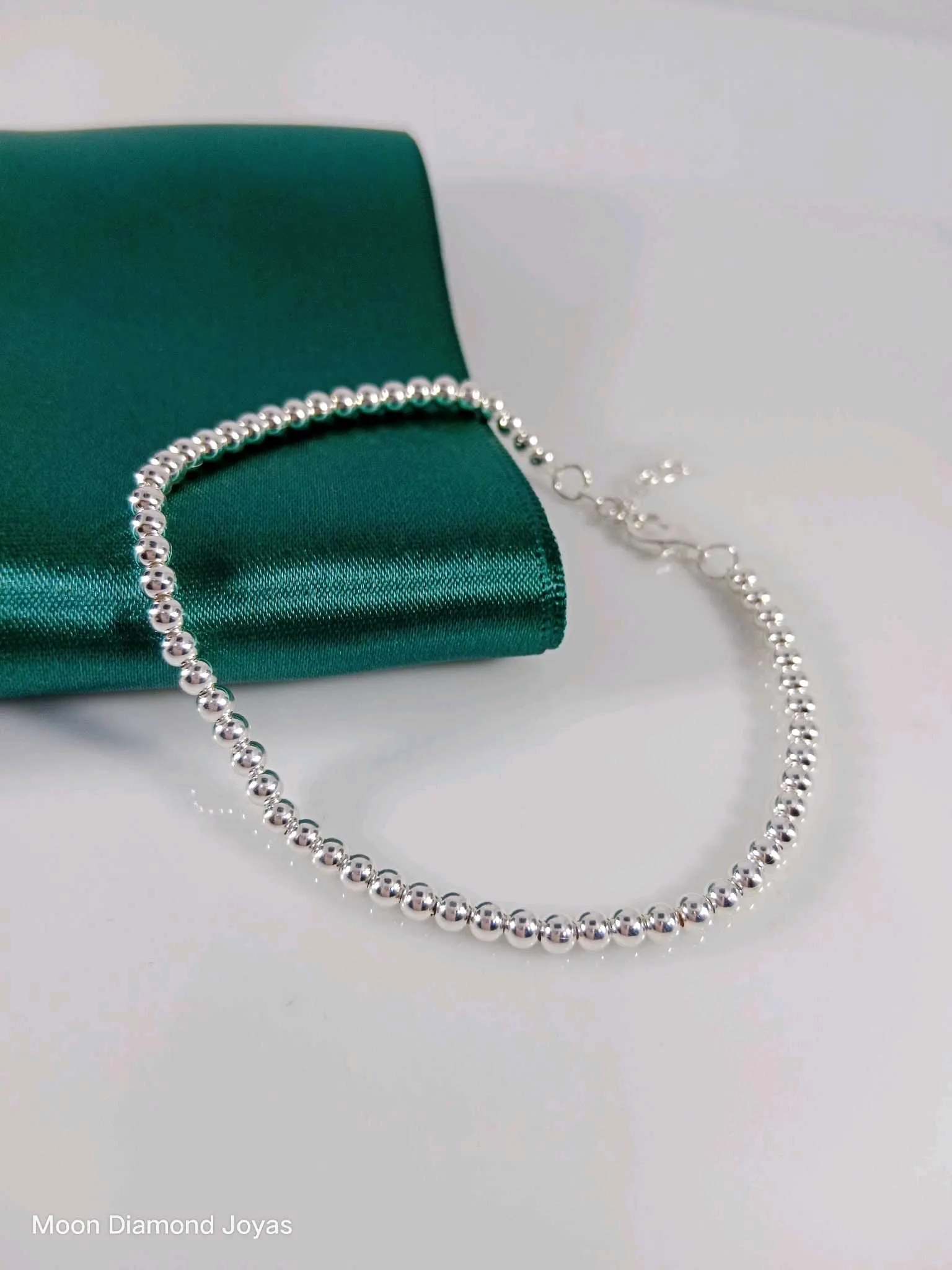 Pulsera Bolitas de Plata 