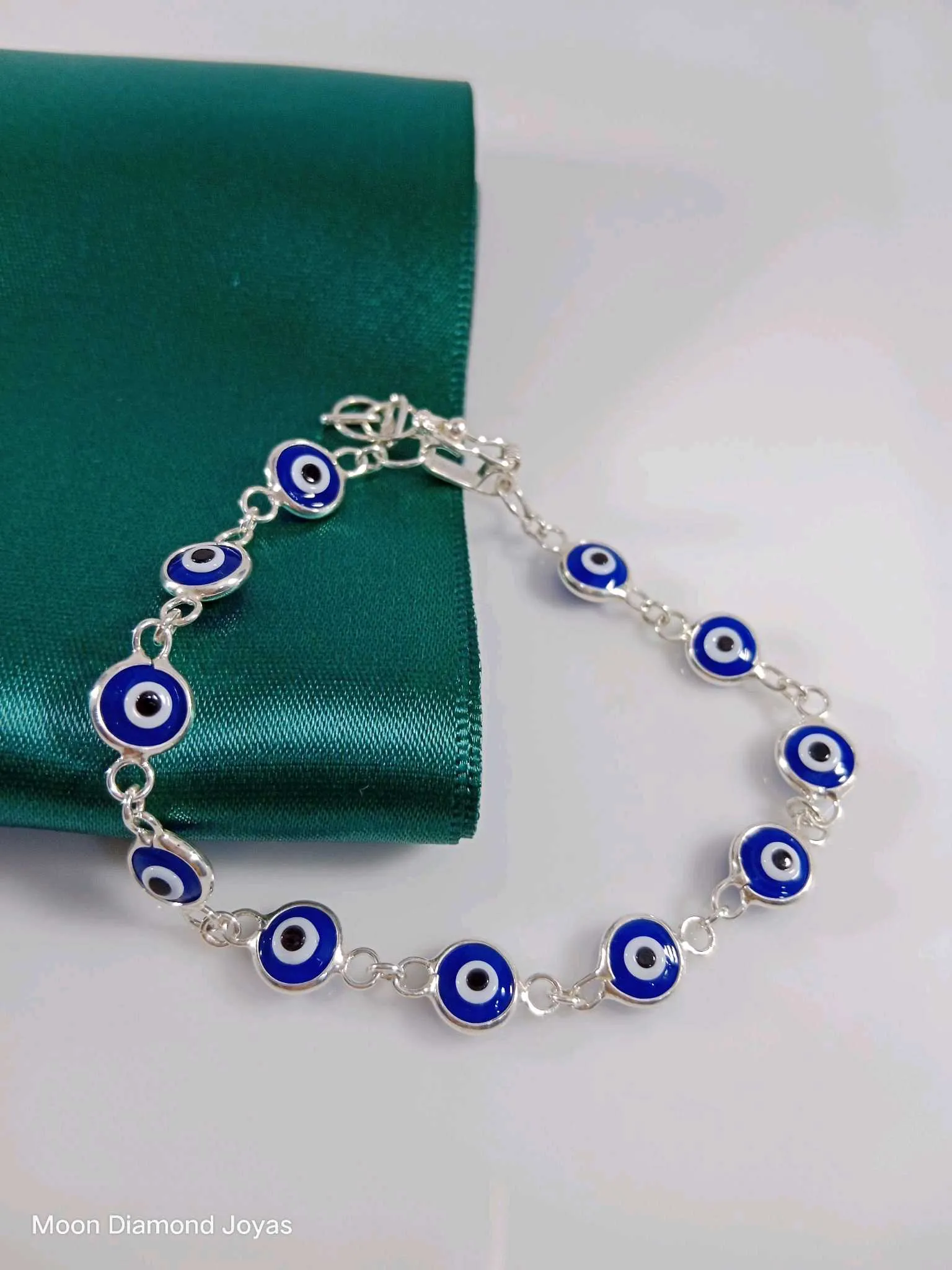 Pulsera Ojo  turco plata950