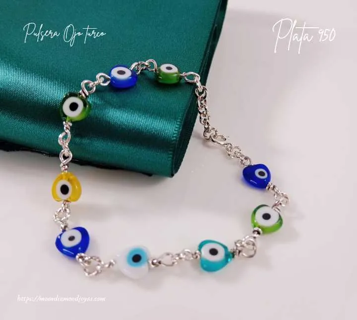 Pulsera Ojo Turco 🧿 Plata 950 