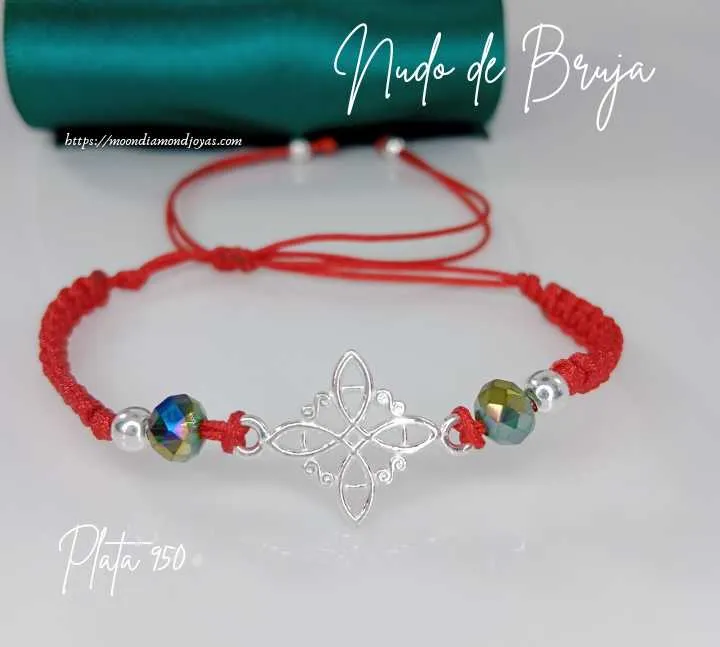 Pulsera Roja Nudo de Bruja bruja 