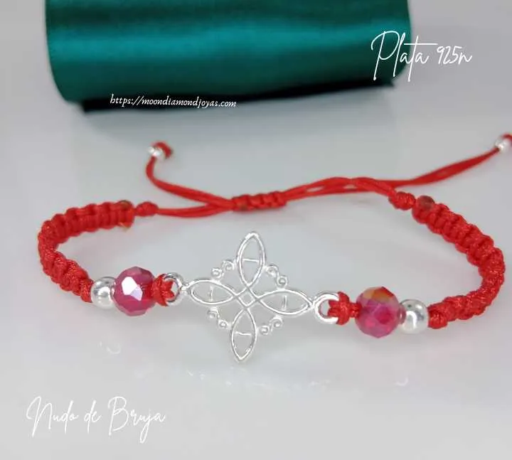 Pulsera Roja Nudo de Bruja bruja 