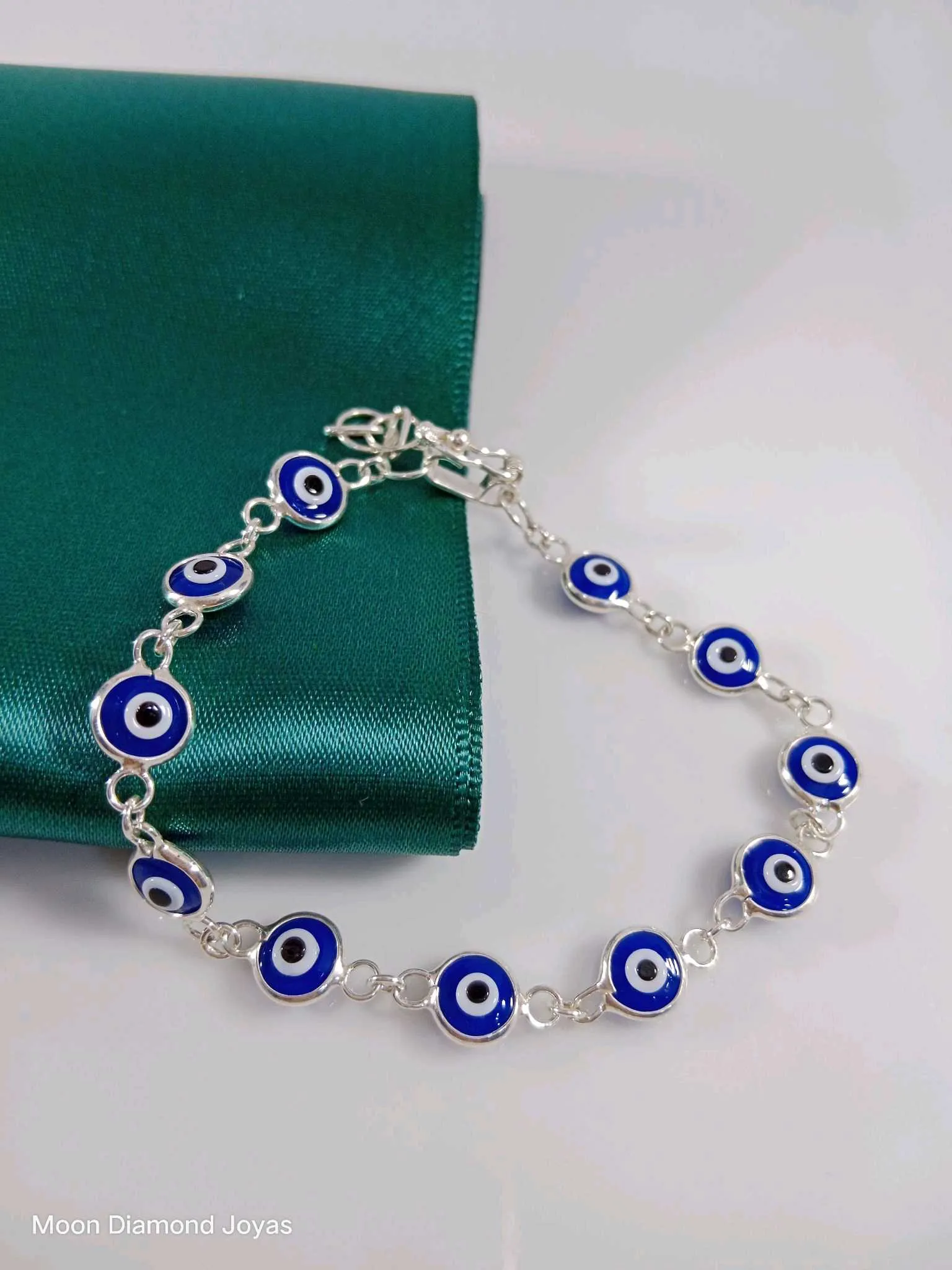 Pulsera Ojo  turco plata950