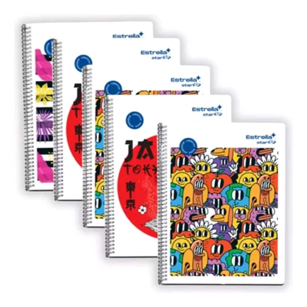 000460 Cuaderno estrella starkids profesional 100h 7mm