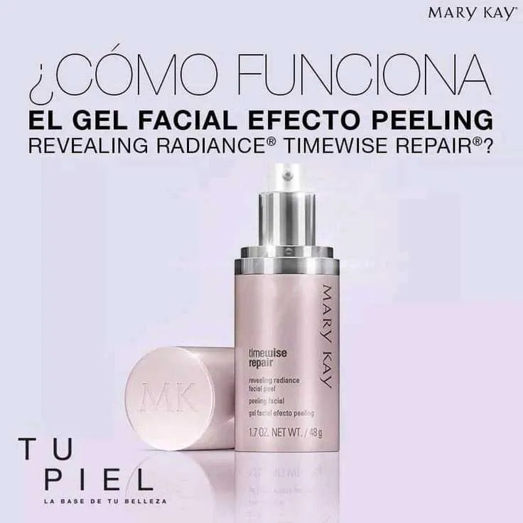 Gel Facial Efecto Peeling Timewise Repair.