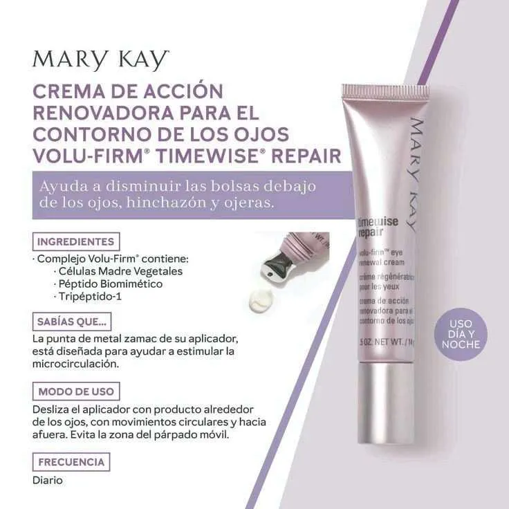 Crema de Acción Renovadora para el Contorno de Ojos Volu-Firm.