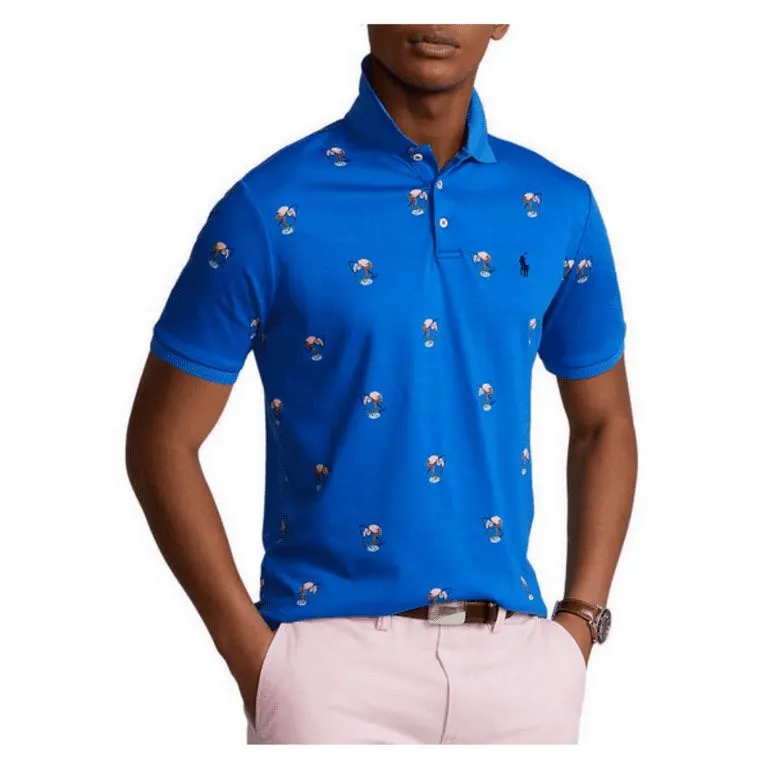 Camiseta Polo Ralph Lauren Azul Eléctrico Talla L