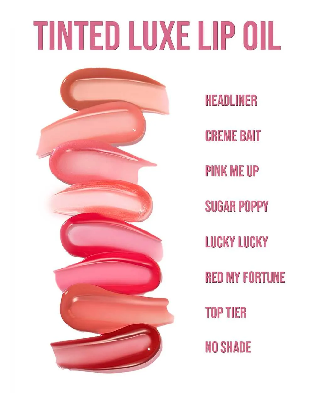 Beauty Creations TINTED LUXE LIP OIL