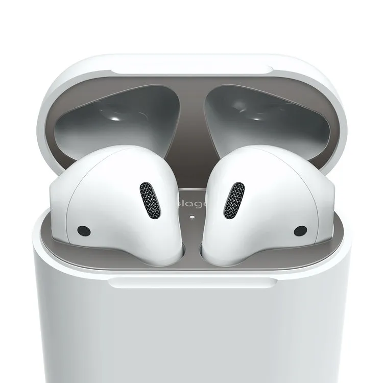 ELAGO Protector De Polvo Para AirPods 1 / 2 En Gris Matte X 2 Pares