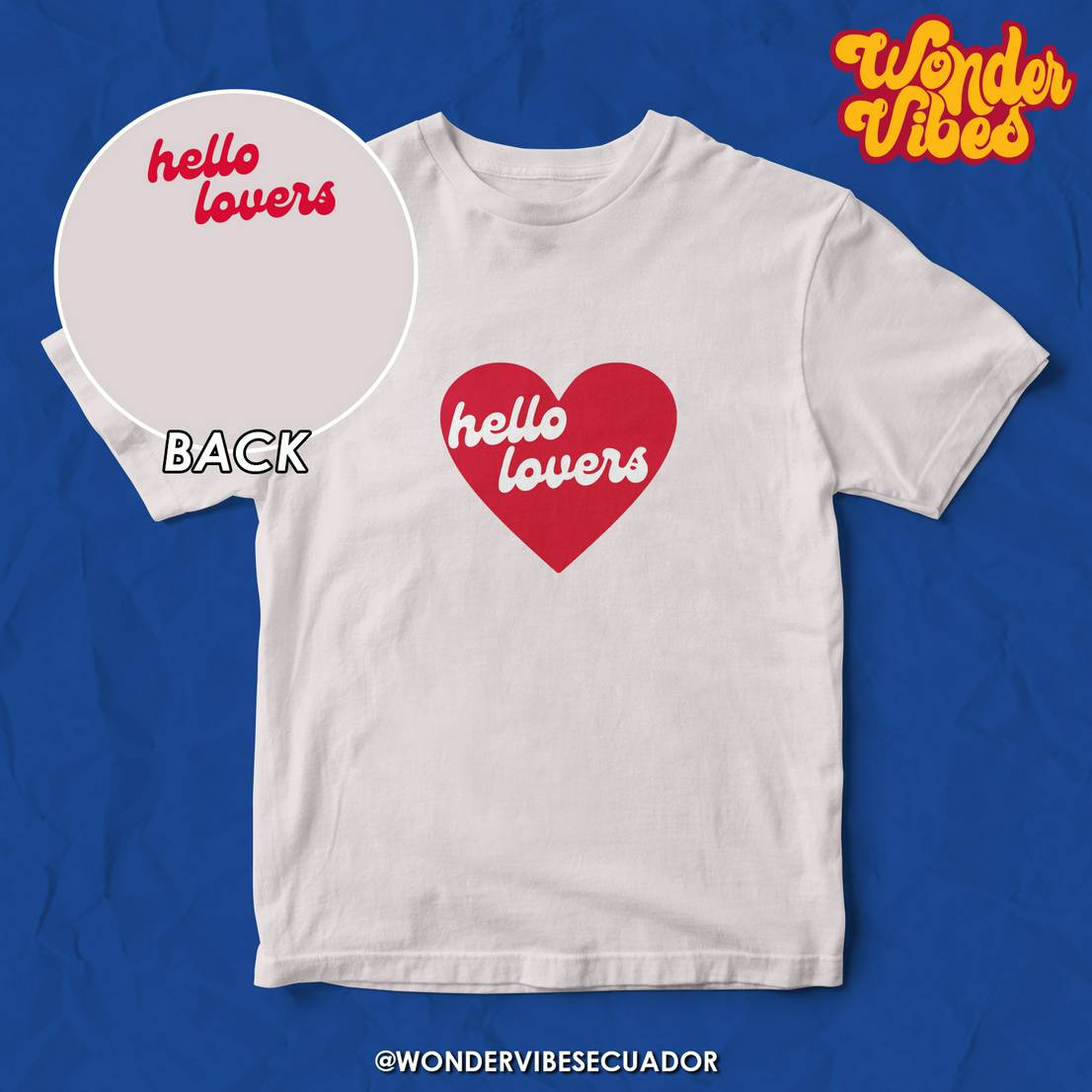 Niall Horan camiseta Hello Lovers heart