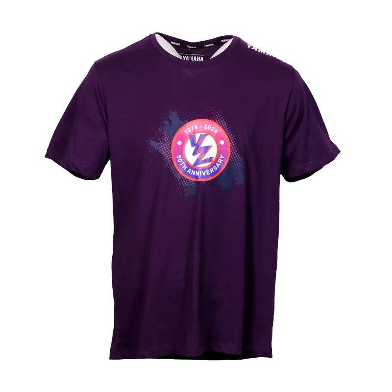 CAMISETA YAMAHA YZ 50TH MORADA MASCULINA