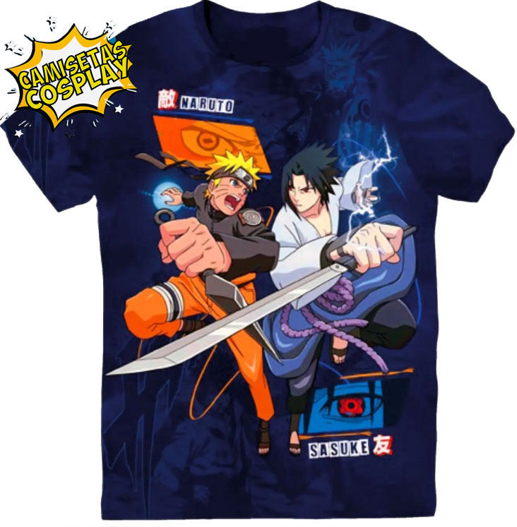 Camiseta Adulto - NARUTO Y SASUKE