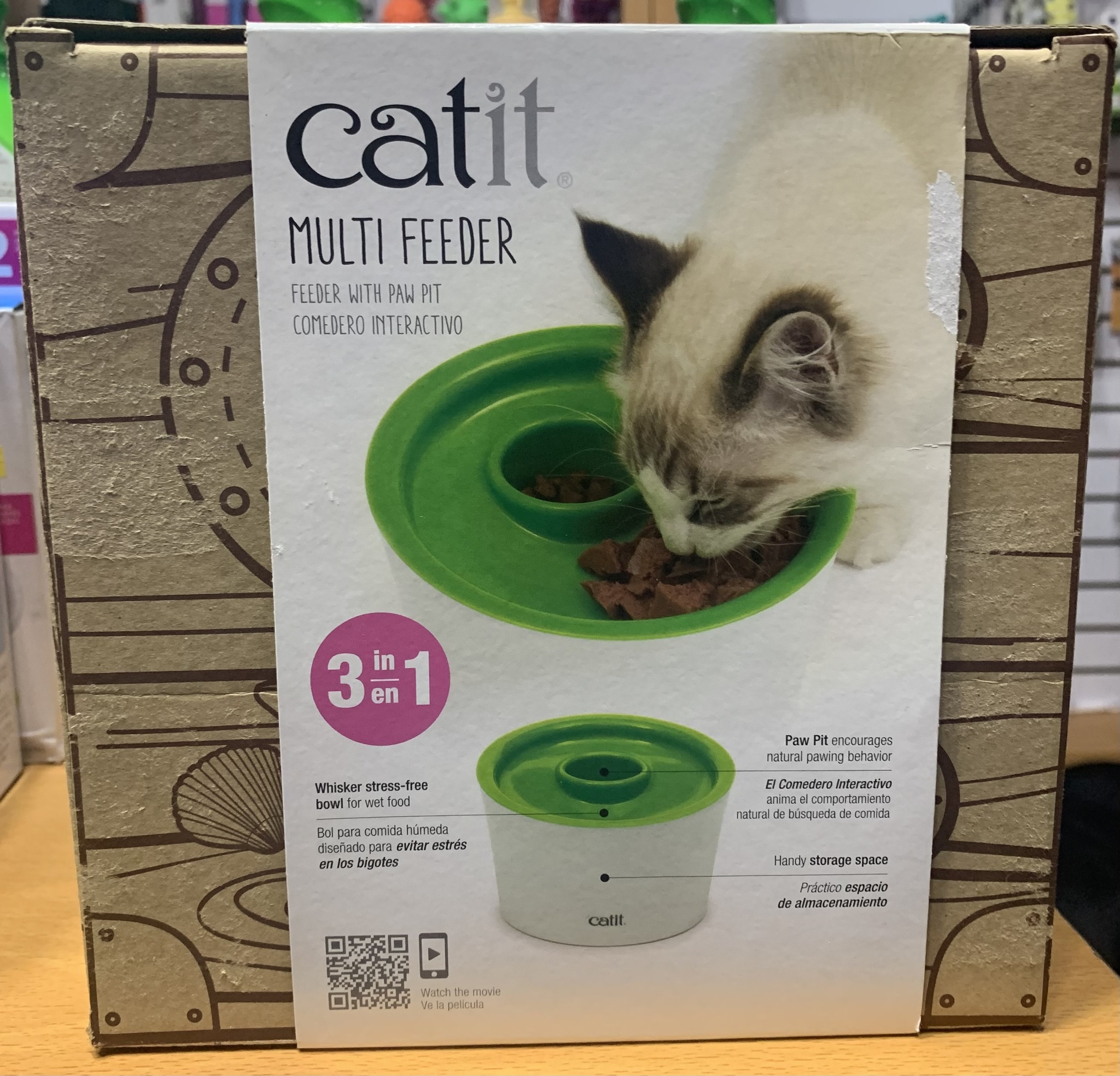Comedero interactivo gato