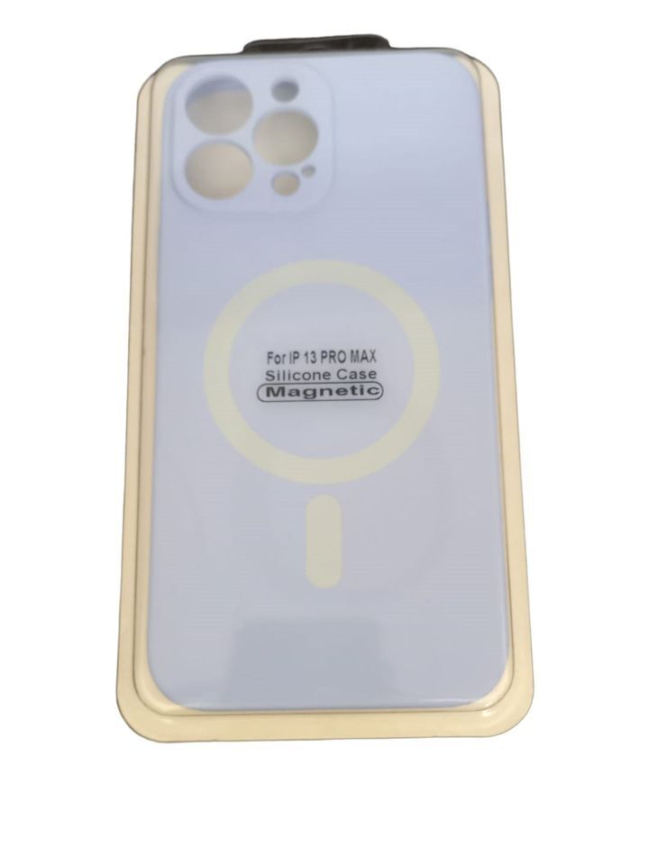 Forro Silicone Magsafe Iphone 13 Pro Max Lila