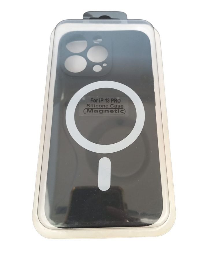 Forro Silicone Case Magsafe Iphone 13 Pro Negro
